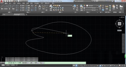 AutoCAD2019怎么畫樣條曲線？-7