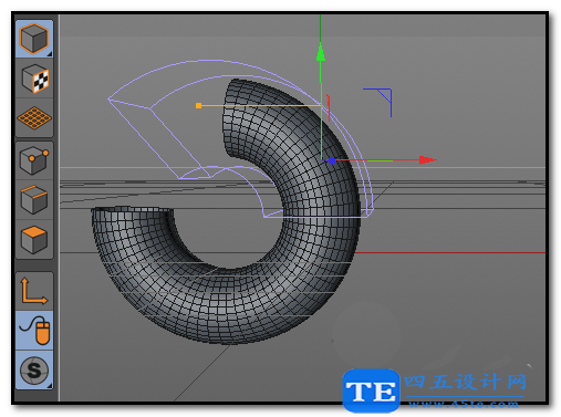 C4D建模彎曲管道模型的圖文教程-10