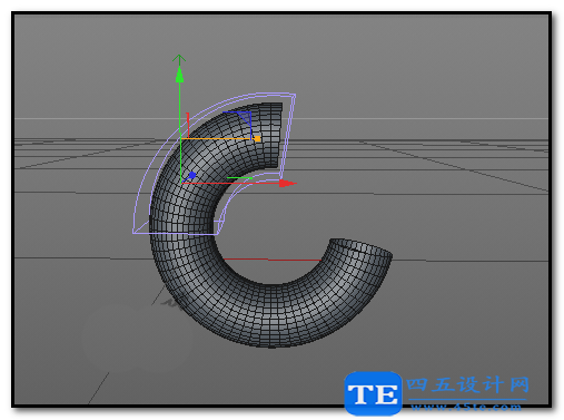 C4D建模彎曲管道模型的圖文教程-7