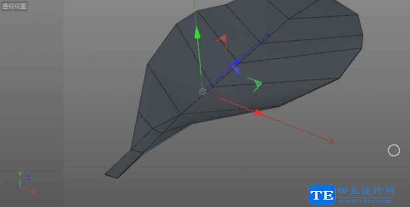 C4D設計實例教程：C4D畫一片綠色葉子的方法-7